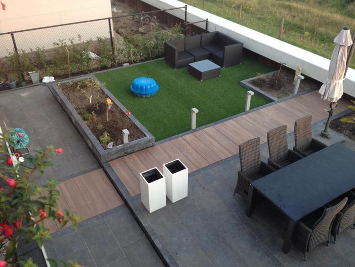 hardsteen stapelblokken strak 12x12x50 cm actie prijs, Tuin en Terras, Bielzen en Borders, Nieuw, Natuursteen, Minder dan 100 cm