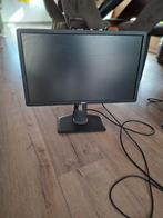 Zwarte Monitor - 57x34cm - In Hoogte Verstelbaar, Computers en Software, Monitoren, Ophalen, VGA, Gebruikt, In hoogte verstelbaar