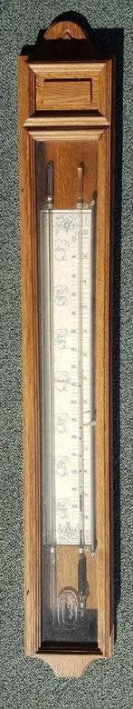 Grote antieke barometer, Audio, Tv en Foto, Weerstations en Barometers, Ophalen of Verzenden, Gebruikt, Barometer