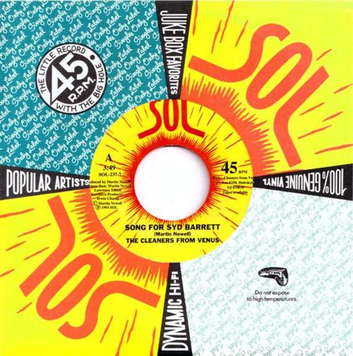Cleaners From Venus – Song For Syd Barrett psychedelic rock, Cd's en Dvd's, Vinyl Singles, Zo goed als nieuw, Single, Pop, 7 inch