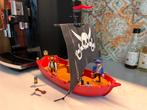 Playmobil piratenboot met kanon en schatkist. Set 5298, Kinderen en Baby's, Ophalen of Verzenden, Zo goed als nieuw