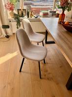 Set van 4 beige teddy eetkamer stoelen, Huis en Inrichting, Stoelen, Gebruikt, Overige kleuren, Ophalen of Verzenden, Eén