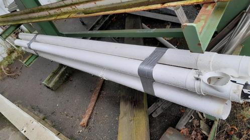 Regenpijp PVC Wit met bladvanger bladafscheider en Riool pvc, Doe-het-zelf en Verbouw, Buizen en Afvoer, Nieuw, Overige typen