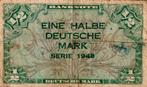 Duitsland 1/2 mark 1948 - VF, Los biljet, Duitsland, Verzenden