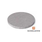 2x Schellevis Tegels Grijs Rond 60x7cm, Tuin en Terras, Tegels en Klinkers, Ophalen, Zo goed als nieuw, Beton, Terrastegels