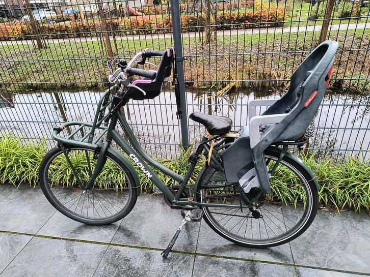 Fiets met zitjes - Opknapper!, Fietsen en Brommers, Fietsen | Dames | Damesfietsen, Gebruikt, Overige merken, Versnellingen, 53 tot 56 cm
