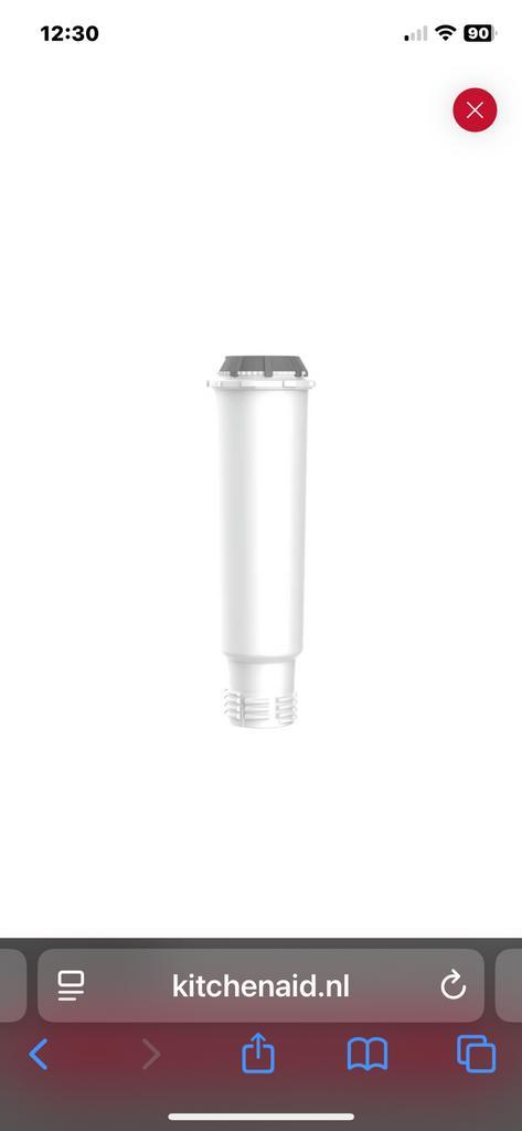 Waterfilter Kitchenaid, Witgoed en Apparatuur, Koffiemachine-accessoires, Nieuw, Ophalen of Verzenden