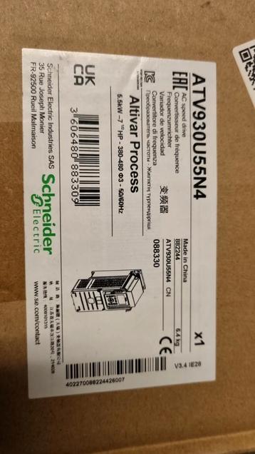 Schneider Electric Altivar 930 freq. reg.=<1 kV ATV930U55N4 beschikbaar voor biedingen