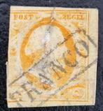 Nederland 1864 -  nvph 6  - Rijkswapen - Koning Willem III, Postzegels en Munten, T/m 1940, Verzenden, Gestempeld