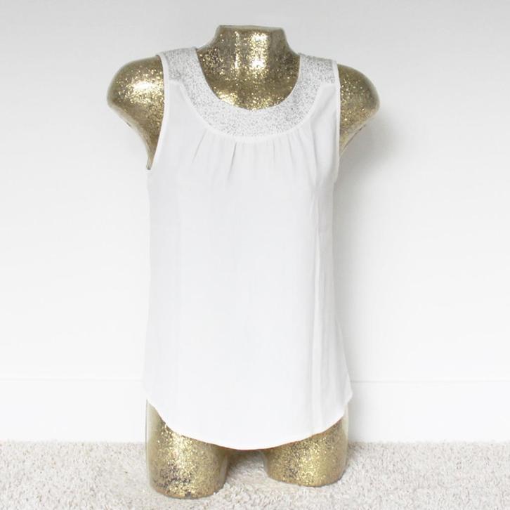 Prachtige Vero Moda Top3 (S) - 28 € 15,-, Kleding | Dames, Tops, Zo goed als nieuw, Maat 36 (S), Wit, Zonder mouw, Ophalen of Verzenden