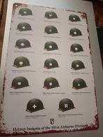 101 airborne insignia aluminium bord 20x28cm, Verzamelen, Militaria | Tweede Wereldoorlog, Ophalen of Verzenden, Landmacht, Amerika