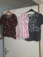 Dames shirts mt M 3 stuks, Ophalen of Verzenden, Zo goed als nieuw, Korte mouw
