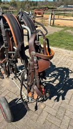 Van der wiel 2 span tuig bruin full, Dieren en Toebehoren, Paarden en Pony's | Hoofdstellen en Tuigage, Ophalen of Verzenden, Zo goed als nieuw
