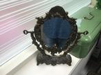 Koperen tafel spiegel., Ophalen of Verzenden, Ovaal, Minder dan 50 cm