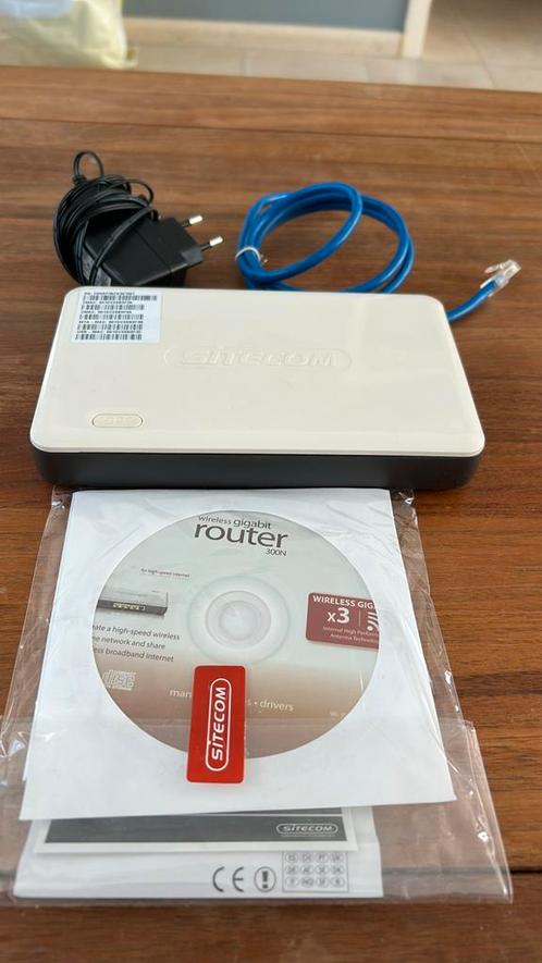 Sitecom Wireless Gigabit Router 300N, Computers en Software, Netwerk switches, Zo goed als nieuw, Ophalen of Verzenden