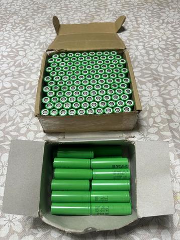 Grote partij 18650 batterijen beschikbaar voor biedingen