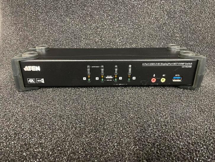 Aten CS1924M KVMP, Computers en Software, Dockingstations, Gebruikt, USB-hub, Ophalen of Verzenden