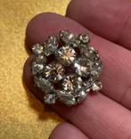 Vintage antieke rhinstones oud strass broche costume jewelry, Ophalen of Verzenden, Overige materialen, Broche