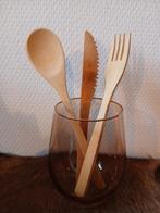 Nieuw: houten bestek - decoratie sier - lepel mes vork hout, Ophalen of Verzenden, Nieuw