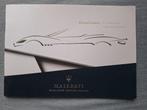 Brochure MASERATI GranCabrio - Engels, Ophalen of Verzenden, Zo goed als nieuw, Overige merken