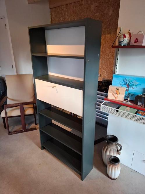 vintage klm kast, Huis en Inrichting, Kasten | Wandmeubels, Gebruikt, 150 tot 200 cm, Minder dan 150 cm, 25 tot 50 cm, Met klep(pen)