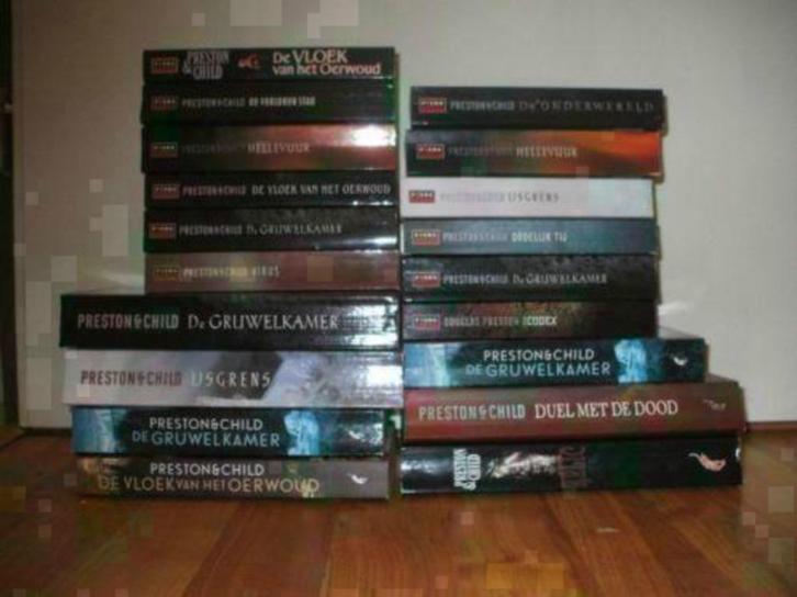 preston & child-174 stuks-uitstekende staat-losse verkoop, Boeken, Thrillers, Zo goed als nieuw, Ophalen of Verzenden