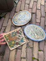Perzische tegels drie stuks, Antiek en Kunst, Ophalen of Verzenden