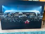 Canvas poster feynoord de kuip, Ophalen of Verzenden, Zo goed als nieuw, 50 tot 75 cm, Foto of Poster
