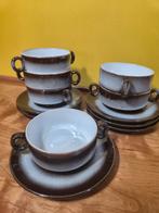 Vintage Soepkommen met Schotels, Huis en Inrichting, Keuken | Servies, Ophalen of Verzenden, Zo goed als nieuw, Overige stijlen