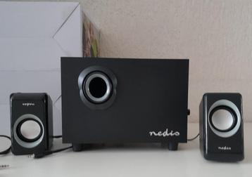 Nedis 2.1 speaker set beschikbaar voor biedingen