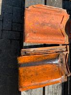 Partij rode dakpannen, Ophalen, Gebruikt, Steen of Klei, 15 m² of meer