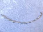 Mooie Zilveren Armband met 9 Ovale Opalen - lengte 19 cm, Verzenden, Zilver, Armband, Met edelsteen