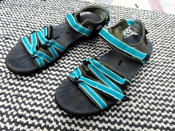 Maat 42 * Blauwe Human Nature sandalen, Kleding | Dames, Schoenen, Gedragen, Sandalen of Muiltjes, Blauw, Verzenden