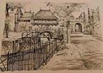 Amersfoort ... de Koppelpoort ..., Antiek en Kunst, Kunst | Tekeningen en Foto's, Ophalen of Verzenden