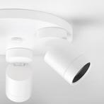 Plafondspot met 2 spot Ikea Wit, Huis en Inrichting, Lampen | Spots, Ophalen, Gebruikt, Metaal of Aluminium, Modern