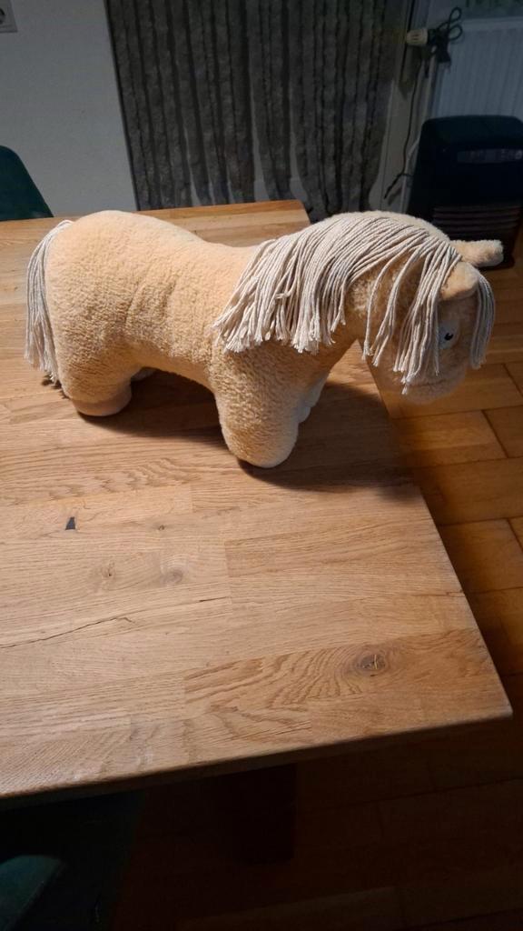 Crafty Pony paarden knuffel palomino, Kinderen en Baby's, Speelgoed | Knuffels en Pluche, Zo goed als nieuw, Paard, Ophalen of Verzenden