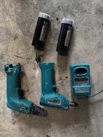 Makita Schroef- Boormachines 2X, Doe-het-zelf en Verbouw, Gereedschap | Boormachines, Ophalen of Verzenden, Gebruikt, Boor- en Schroefmachine