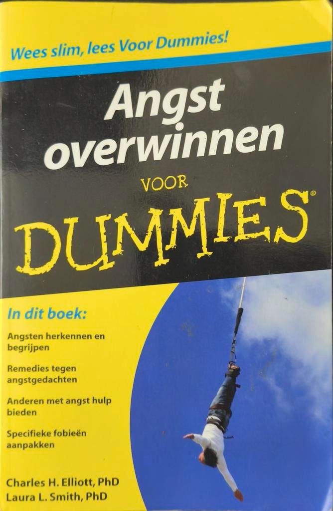 Angst Overwinnen voor Dummies - Psychologie Boek, Boeken, Ophalen of Verzenden, Zo goed als nieuw, Klinische psychologie, Charles H. Elliott, Laura L. Smith
