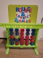 Bounce & Connect 4 Balls - Zo Goed Als Nieuw!, Hobby en Vrije tijd, Gezelschapsspellen | Bordspellen, Een of twee spelers, Ophalen of Verzenden
