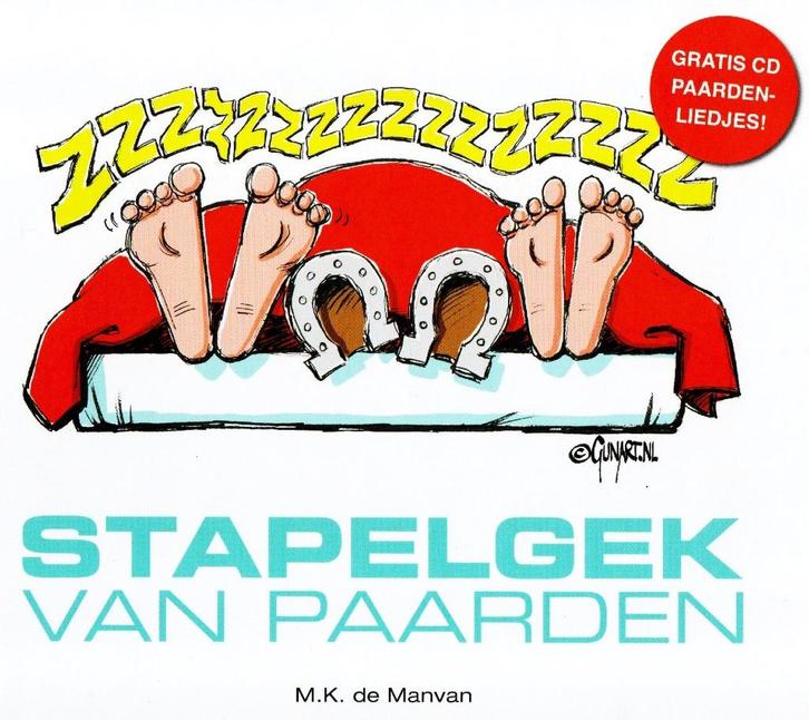 Stapelgek van Paarden - M.K. de Manvan / 9789082109528, Boeken, Dieren en Huisdieren, Zo goed als nieuw, Paarden of Pony's, Ophalen of Verzenden