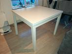 IKEA Bjursta Eettafel Wit - Uitschuifbaar, Ophalen, Gebruikt, Vierkant, 50 tot 100 cm