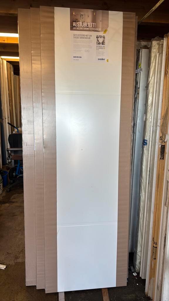 Stompe binnendeur 73x231.5 cm ndb954 freeslijnen nr 155, Doe-het-zelf en Verbouw, Deuren en Horren, Nieuw, Binnendeur, 215 cm of meer