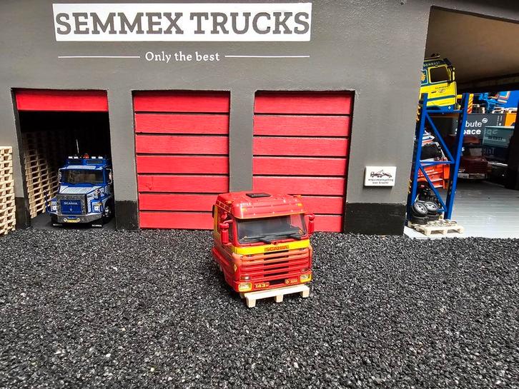 Wsi scania 143 topline cabine b keus, Hobby en Vrije tijd, Modelauto's | 1:50, Zo goed als nieuw, Bus of Vrachtwagen, Wsi, Ophalen of Verzenden