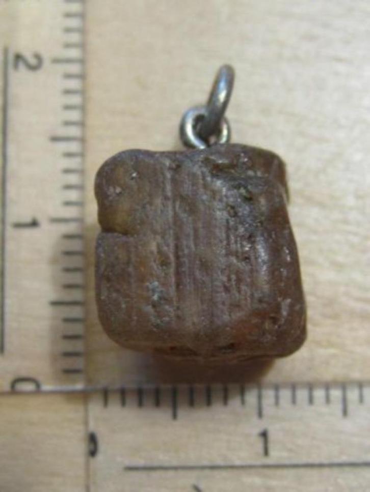 h. aparte edelsteenhanger GOUDTOPAAS (2), Sieraden, Tassen en Uiterlijk, Kettinghangers, Nieuw, Steen of Mineraal, Bruin, Overige voorstellingen