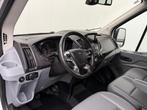 Ford Transit 2.0TDCi 130PK Dubbele Cabine 7-Persoons L3H3 |, Auto's, Bestelauto's, Lederen bekleding, Gebruikt, Zwart, Wit