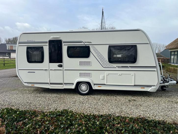 Fendt Bianco Selection 465 TG *Airco*Voortent*Fietsdr.*, Caravans en Kamperen, Caravans, Bedrijf, tot en met 4, 1000 - 1250 kg