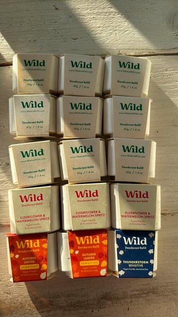 Wild deodorant Refills 15 stuks beschikbaar voor biedingen