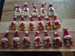 Kerst 18 beertjes knuffeltjes kersthangers, Ophalen of Verzenden, Zo goed als nieuw