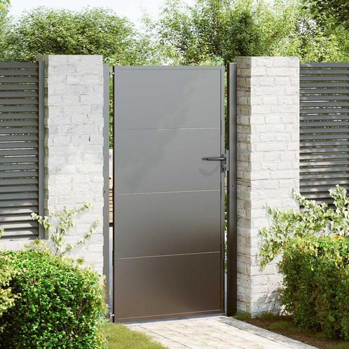 Tuinpoort met slot Zwart 100 x 200 cm €229, Tuin en Terras, Tuinpoorten, Nieuw, Ophalen of Verzenden