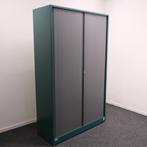 Ahrend Roldeurkast - Groen/Grijs 120x45x193 cm (BXDXH) RD77, Gebruikt, 100 tot 150 cm, Ophalen of Verzenden, Metaal